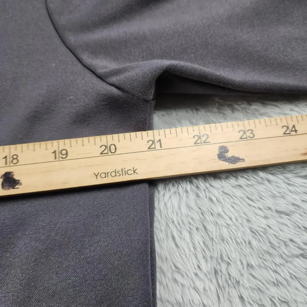 The North Face Hoodie Mens Medium Gray Orange Logo Pullover Fleece Sweatshirt